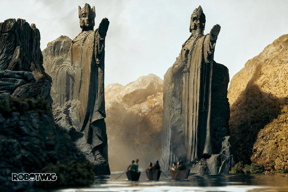 Scenes from Lord of the Rings: The Fellowship of the Ring in miniature macro photography Steve Berry