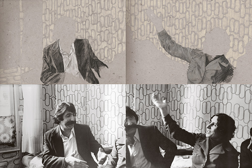 Nil Yalter, Turkish Immigrants, 10th Paris Biennial, 1977. © Courtesy the artist and Galerist, Istanbul