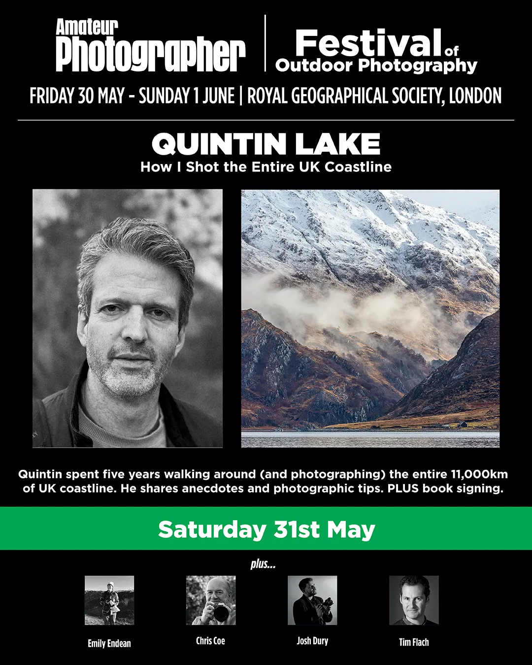 quintin lake festival of outdoor photography poster