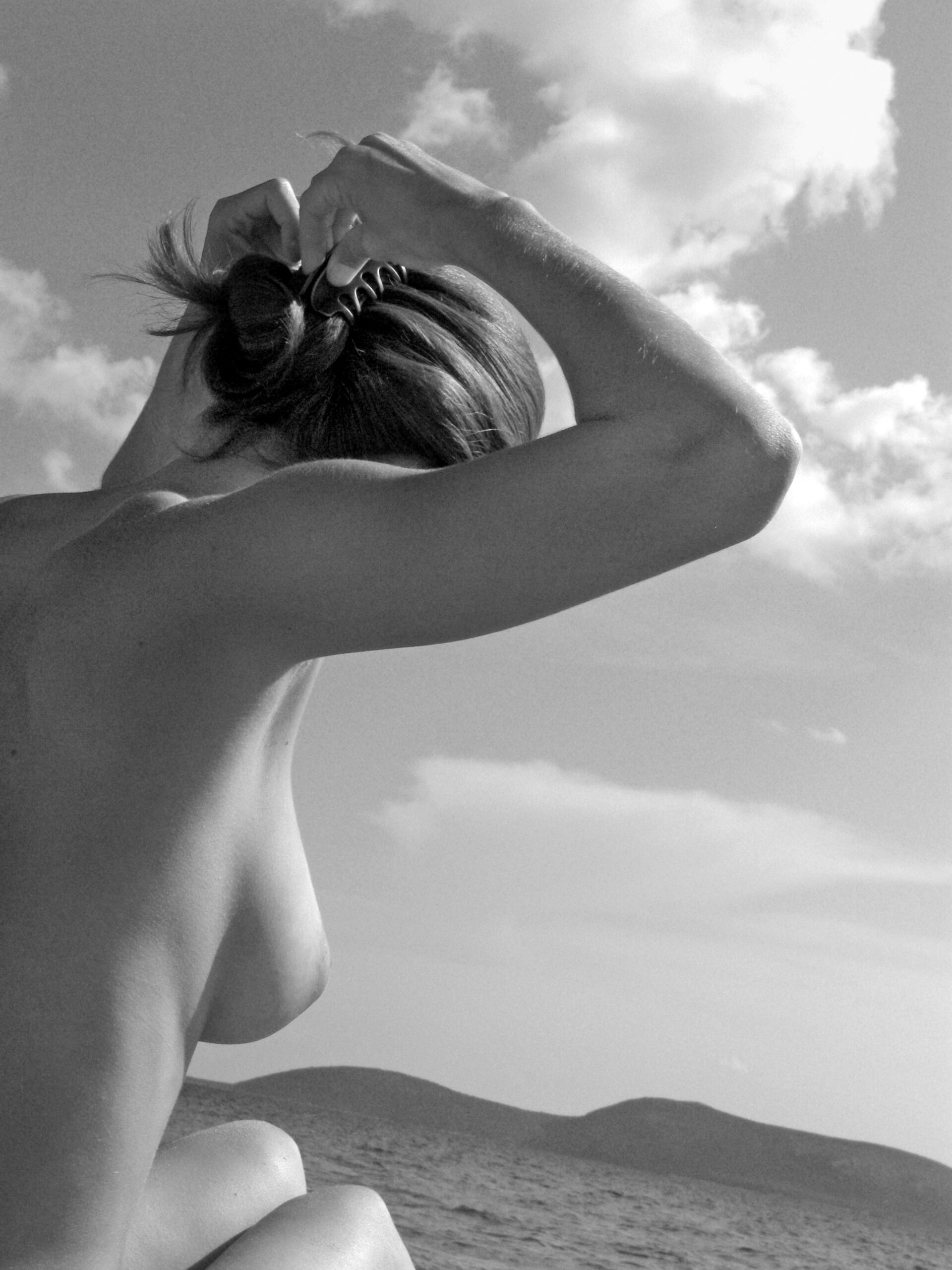 Henrietta in Mani, Greece. Image Credit: Jocelyn Bain Hogg SINGLE IMAGE USE