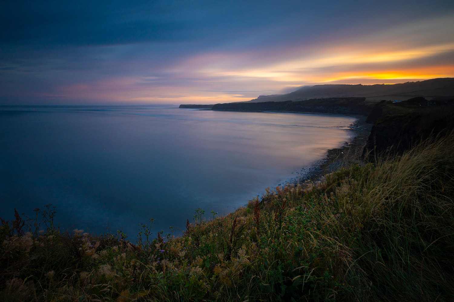 Long shutter speed smooths out water. Image credit: Dan Mold