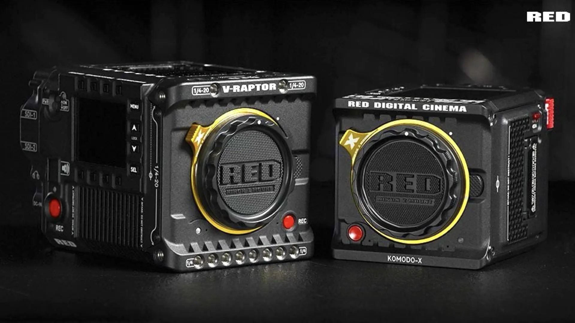 RED V-RAPTOR and Komodo cinema cameras with Nikon Z-mount
