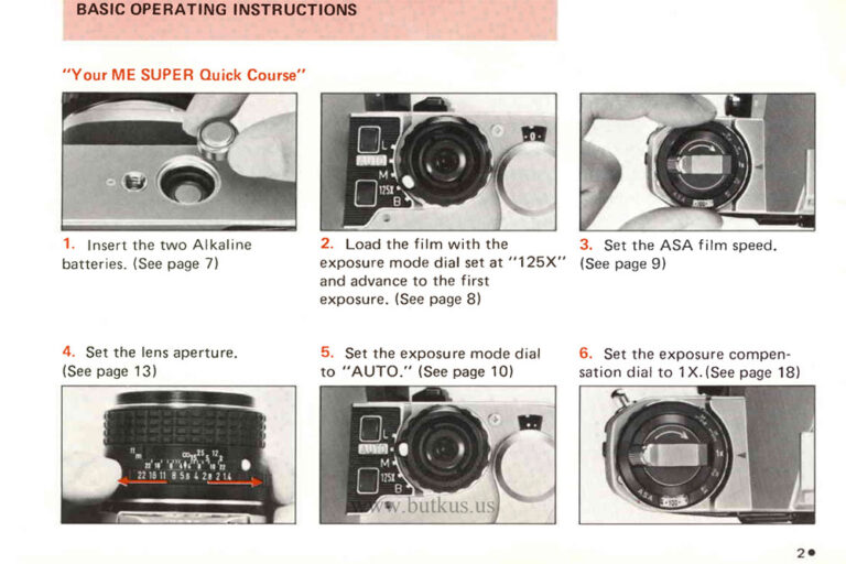 How to check if a film camera works