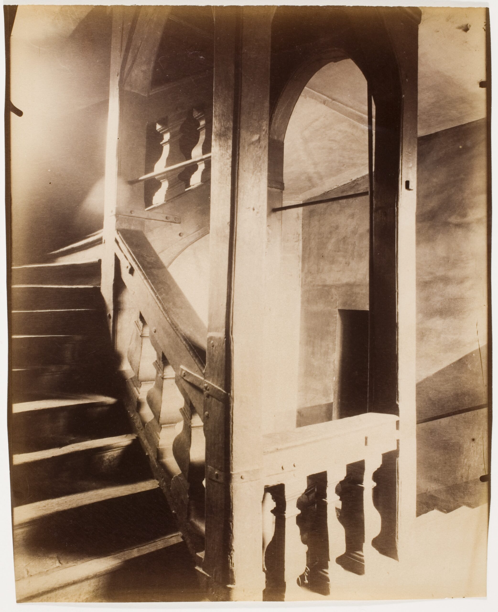 Eugène Atget, Escalier 25 rue des Blancs-Manteaux, 1903–4 (printed 1903–27). International Center of Photography, Gift of George Rohr, 2008 (2008.112.22)