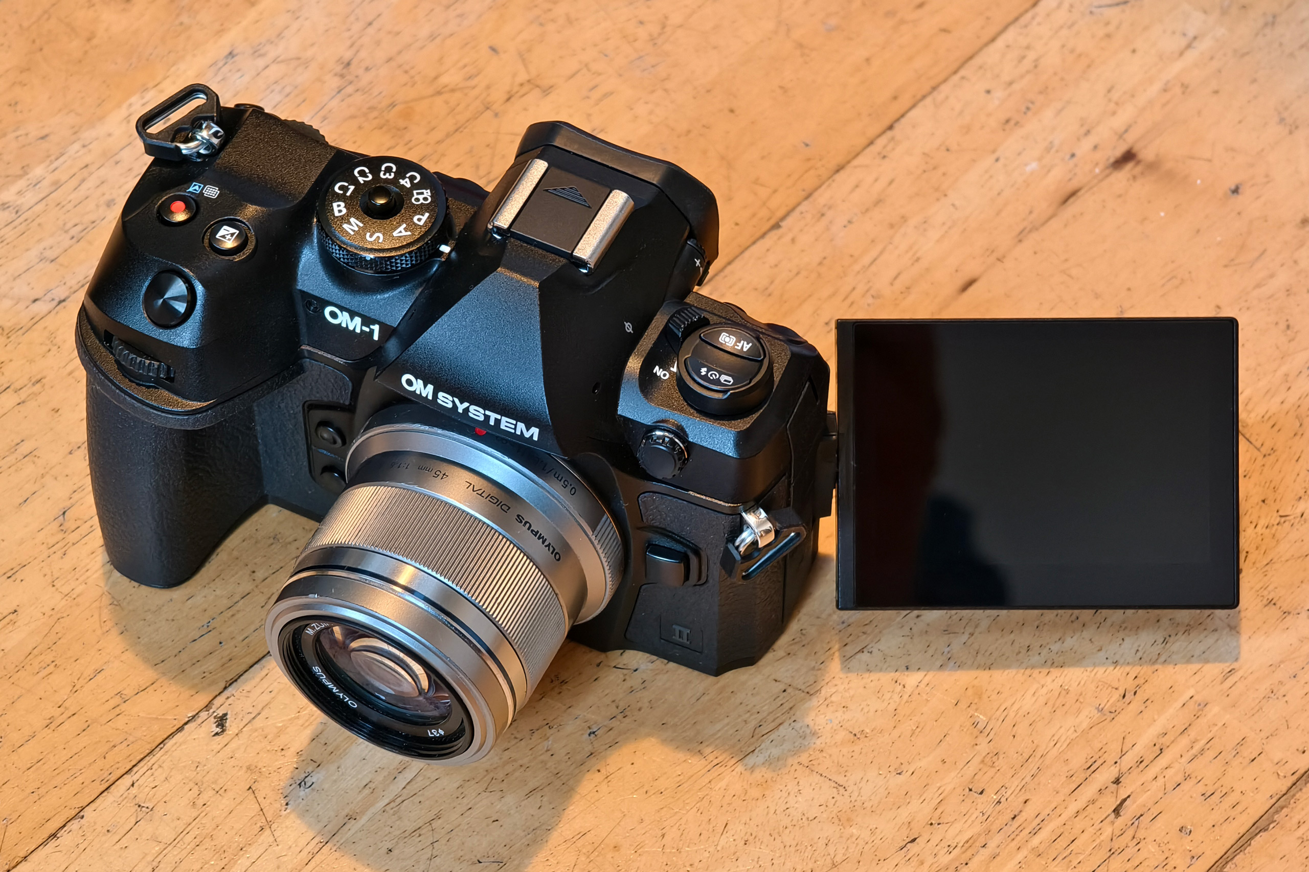 OM System OM-1 Mark II fully articulated screen. Photo Joshua Waller