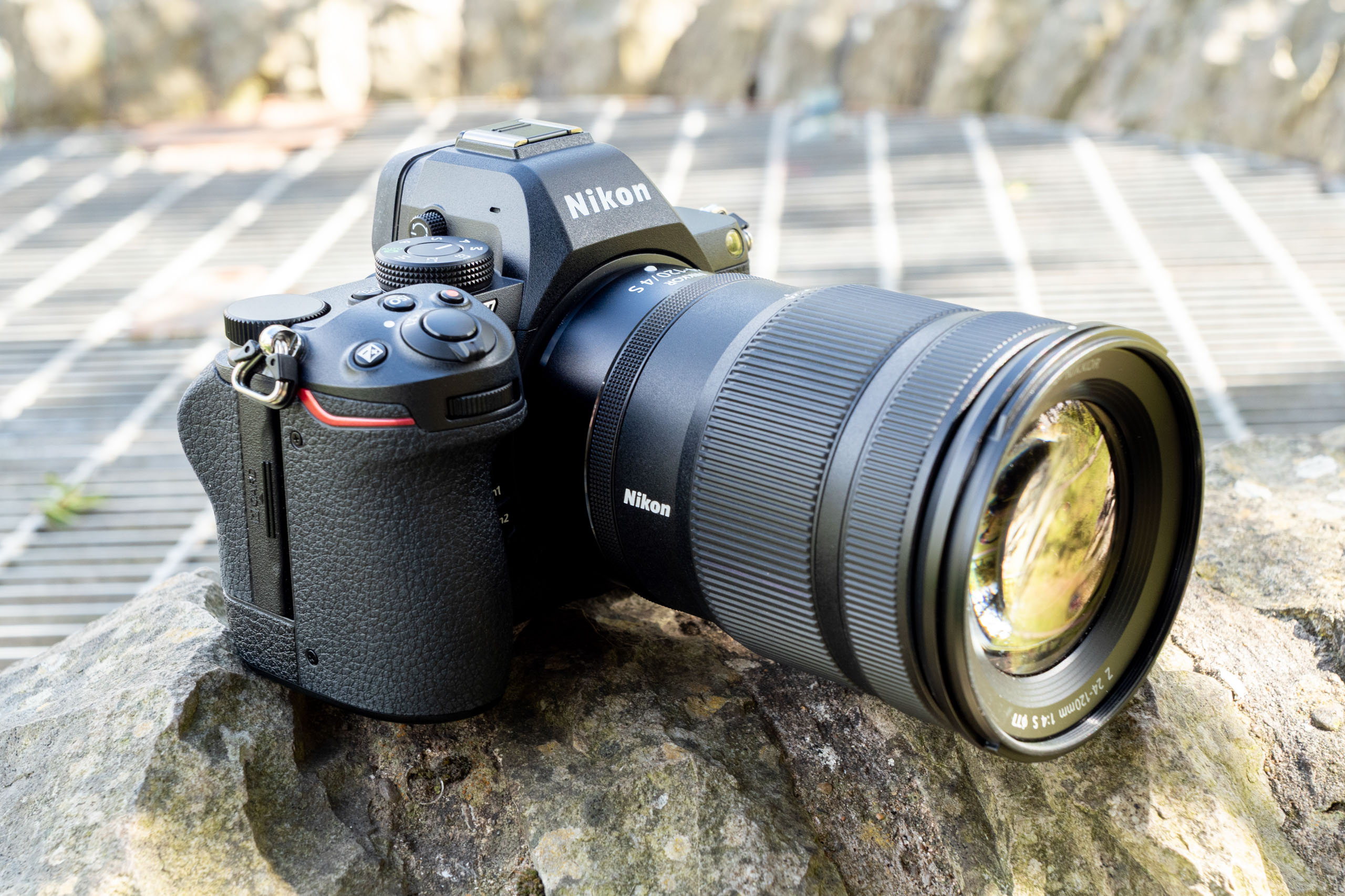 The Nikon Z5 II with the 24-120mm lens attached