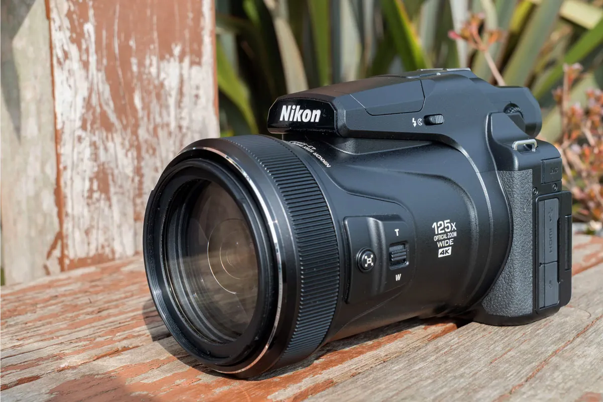 Photograph of the Nikon Coolpix P1100 superzoom bridge camera