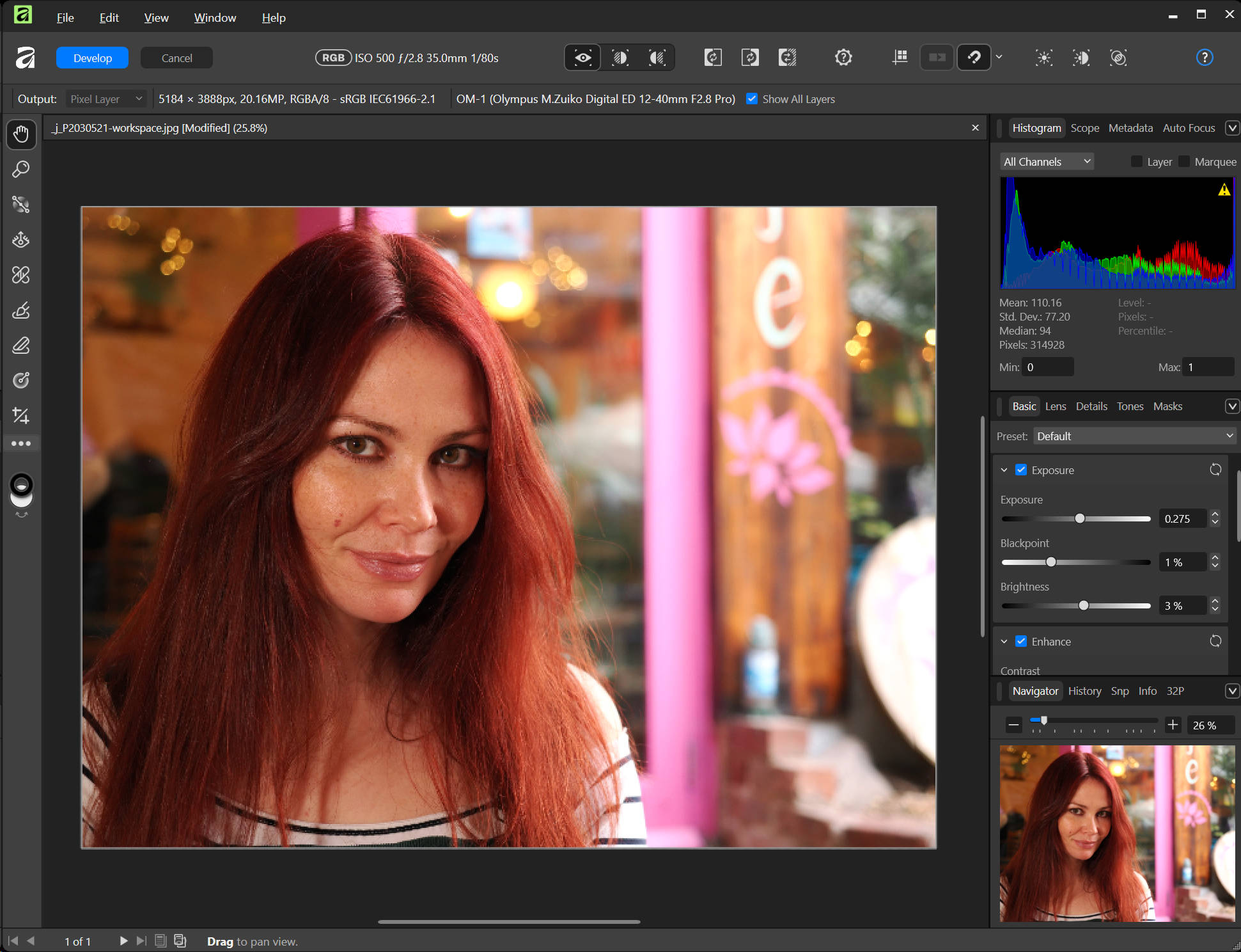 Affinity Photo (by Canva). Photo Joshua Waller