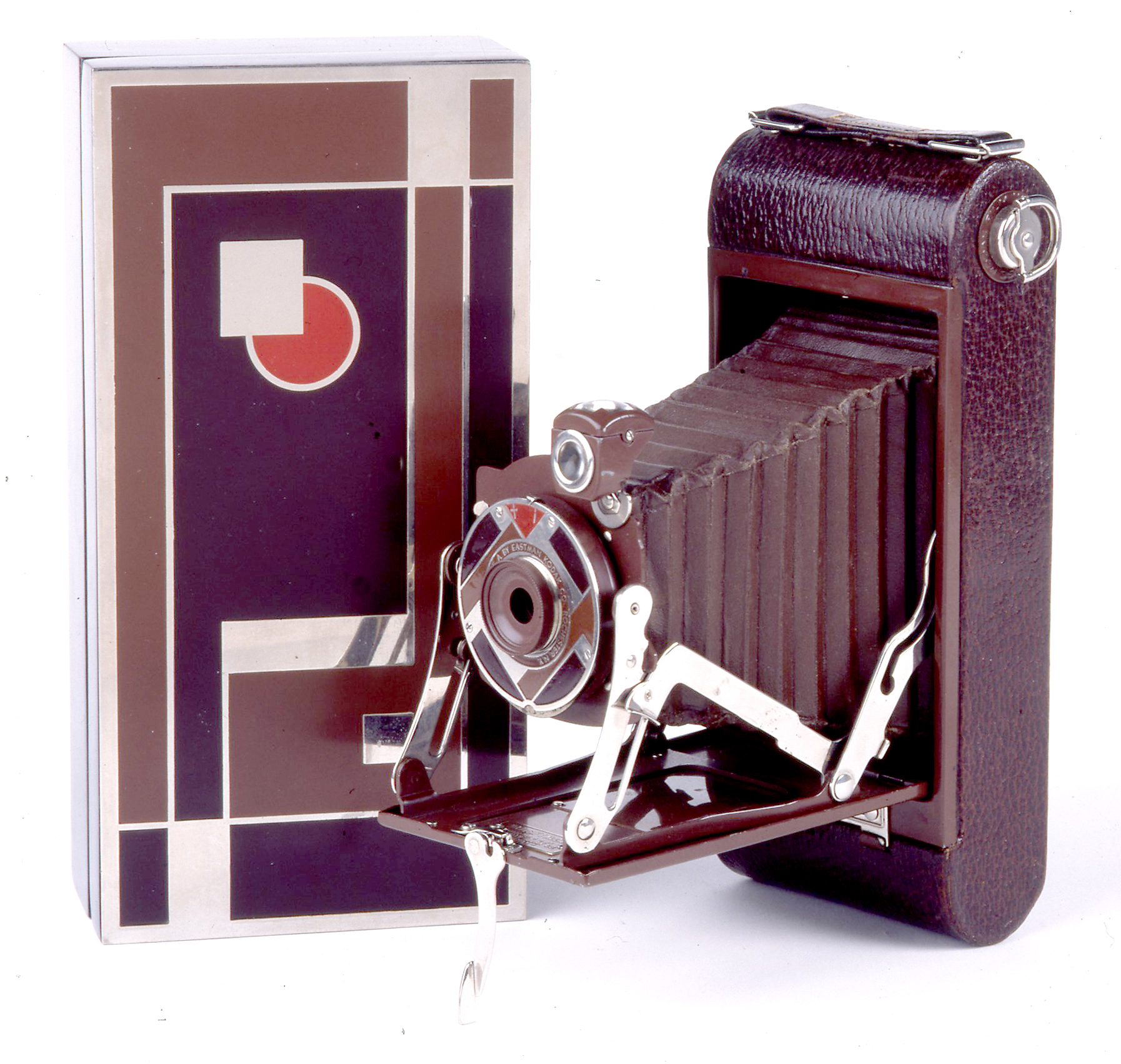 The Kodak Gift Set saw Art Deco extended from the camera to its box