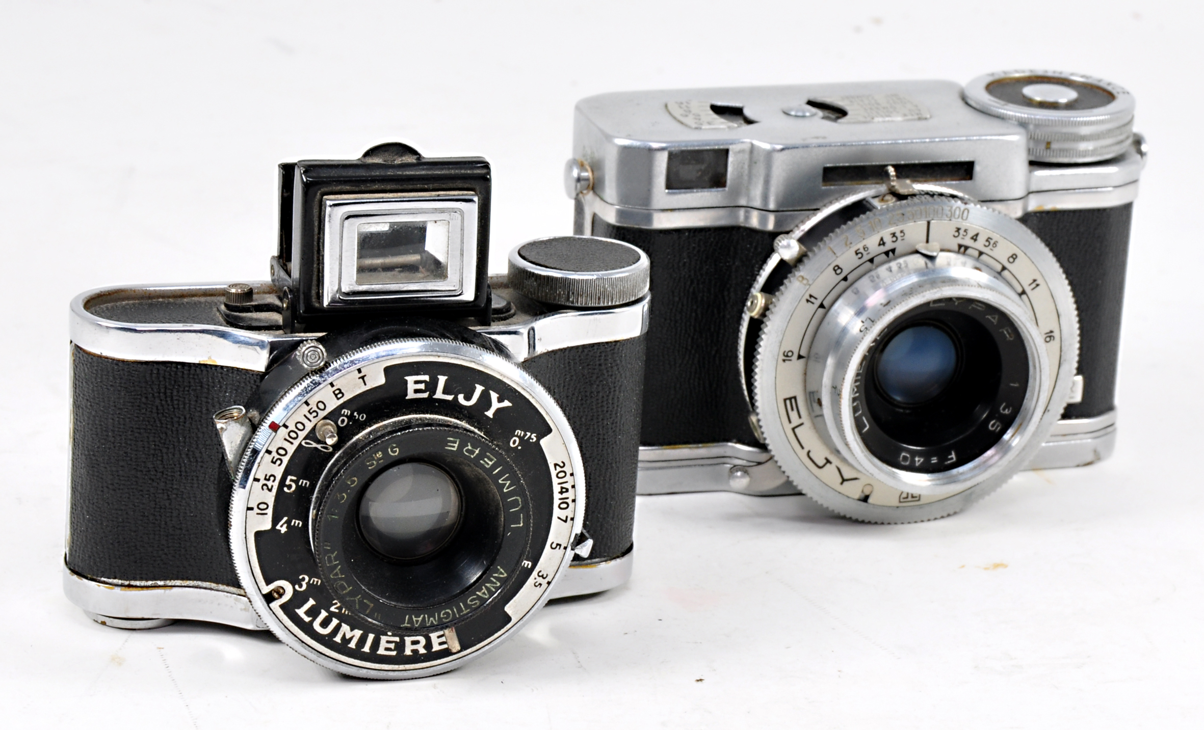 Two models of the Lumiére Eljy: the original styling (left) and the Club