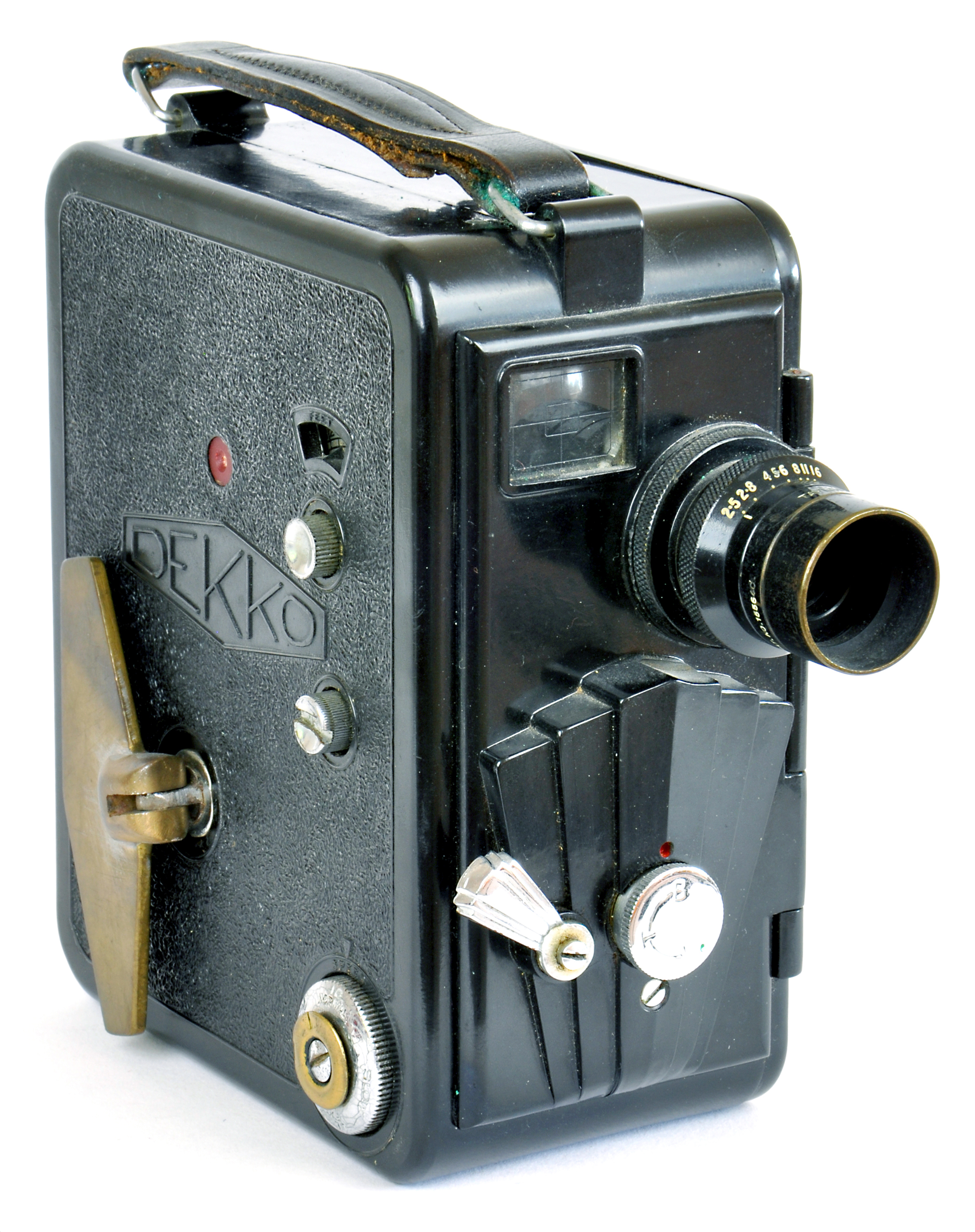 The Dekko cine camera, whose name had nothing to do with its Art Deco design
