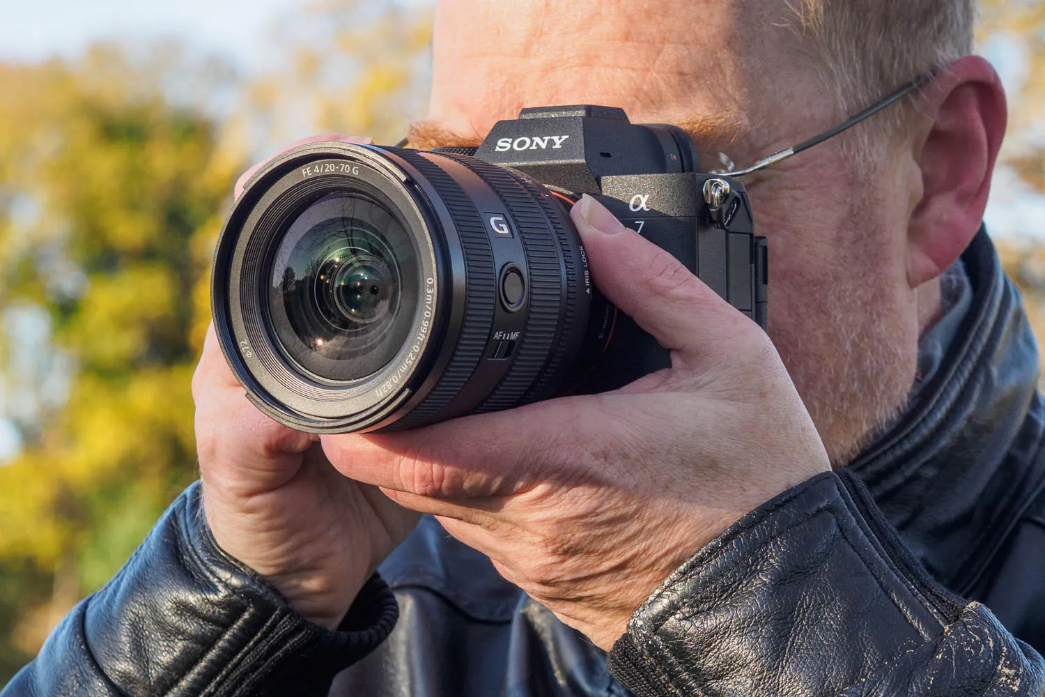 Sony Alpha A7 V in use with FE 20-70mm F4 zoom.