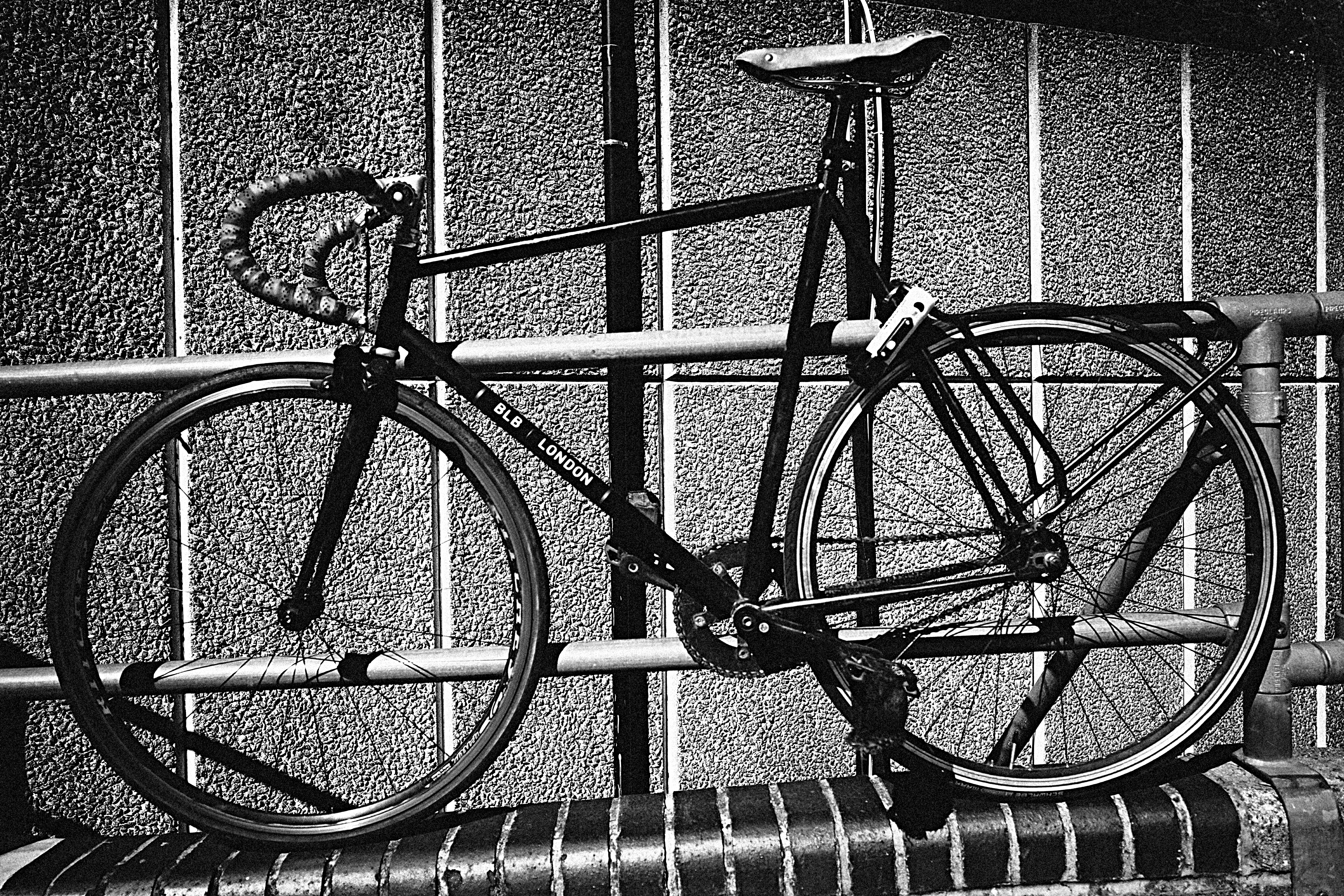 Ricoh GR IV Monochrome sample image: bicycle. 