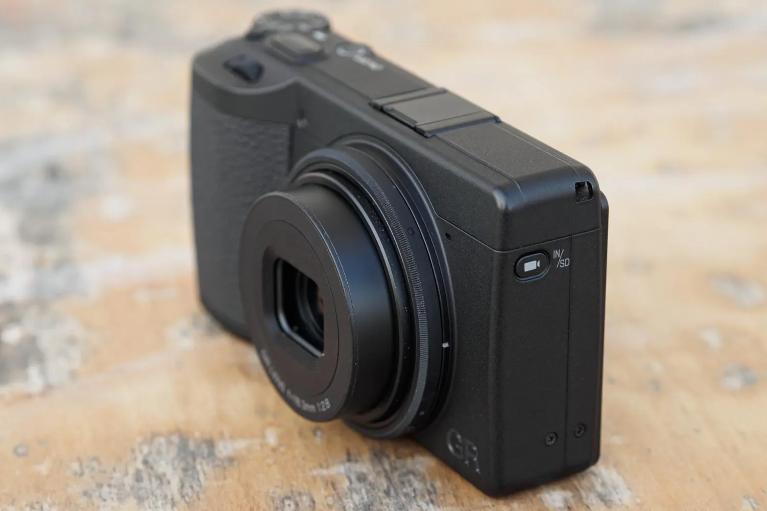 Ricoh GR IV Monochrome side button.