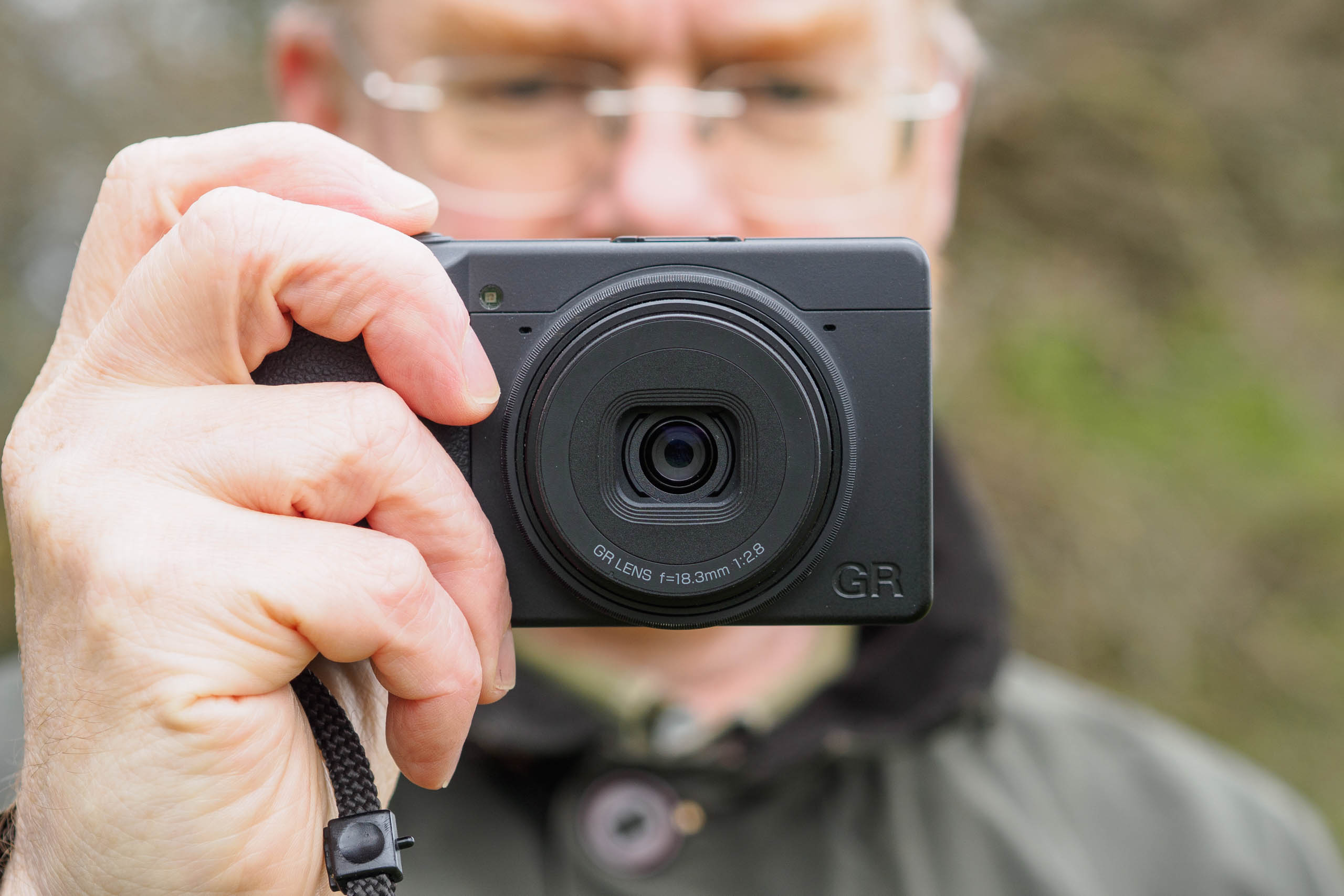 Ricoh GR IV Monochrome in use. 